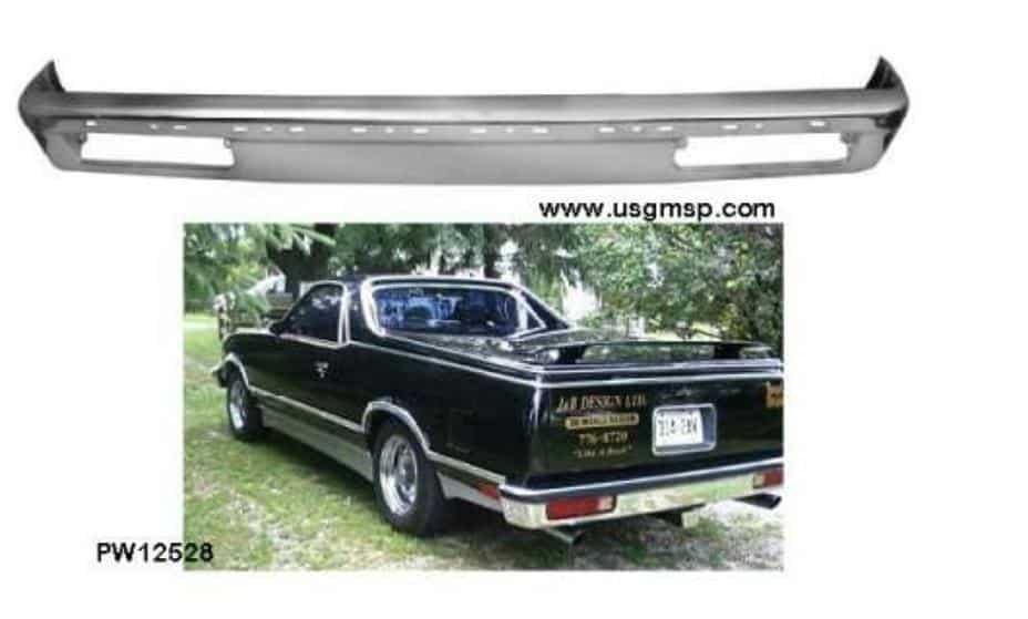 Bumper: 1978-87 El Camino Rear - NOTE * 2